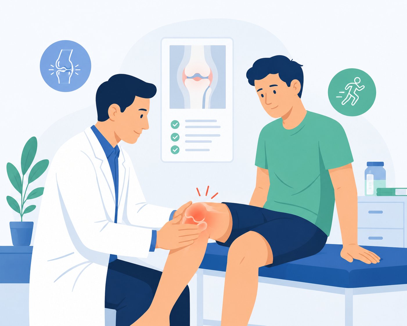 Knee pain consultation with Dr. Om Baghele, Gondia